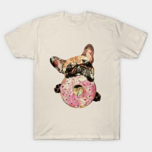 French bulldog sweet donut for frenchie lover T-Shirt